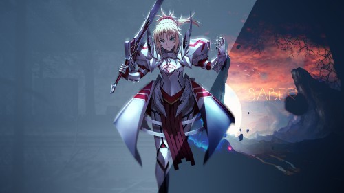 saber of red fate apocrypha astolfo fate armor sword blonde